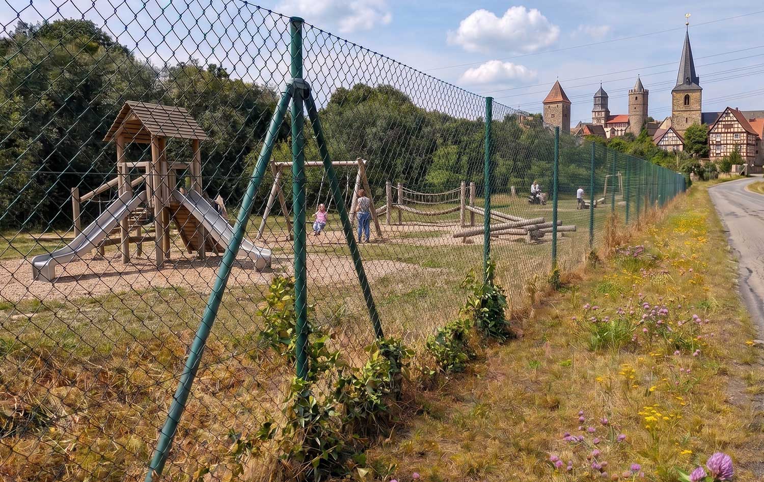 Maschendrahtzaun
