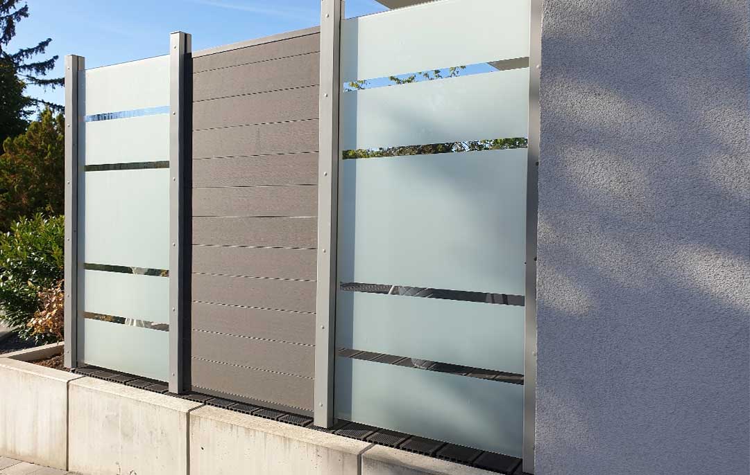 Sichtschutz aus Glas