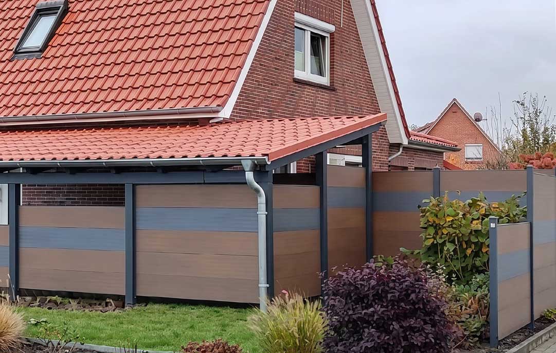Sichtschutz aus WPC